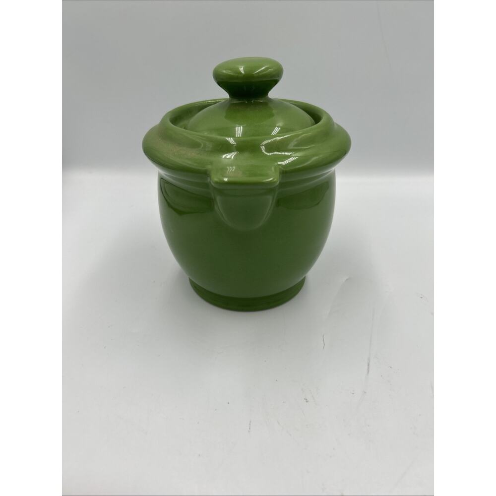 John Deere Green Ceramic Cookie Jar Canister w Lid Licensed Deer Logo - Picture 4 of 8